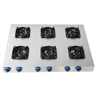 天然气猛火商用煲仔炉多头煤气灶熄保四六头46眼多孔液化气燃气灶
