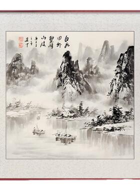玄关挂画中式支持定制西墙聚财