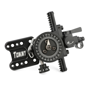 火猪瞄汤米霍格单针瞄Tommy复合弓微调射箭机械瞄准器火猪单针瞄