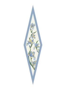 真丝双面印花手绘植物春夏秋冬