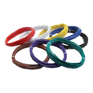 1007单芯单支线镀锡铜线14 18 22号 20 24 26AWG电路板焊线连接线