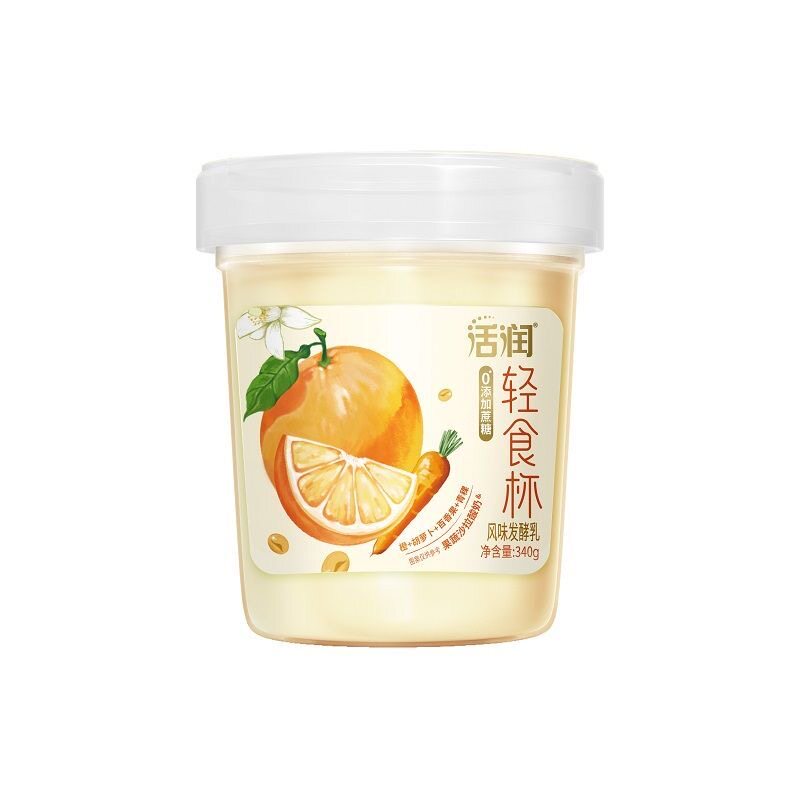 新希望活润轻食杯青提茉莉荞麦爆爆珠香橙百香果胡萝卜果蔬/340g