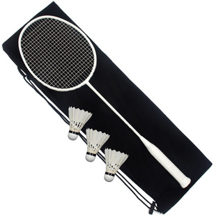 碳素羽毛球拍单拍超轻碳纤维攻击型耐用初学场馆训练专用拍单只