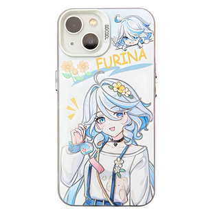 原神手机壳茜特菈莉新款芙宁娜纳西妲胡桃绫华雷神适用苹果16彩银iphone14华为m70小米15红米k80iqoo13一加12