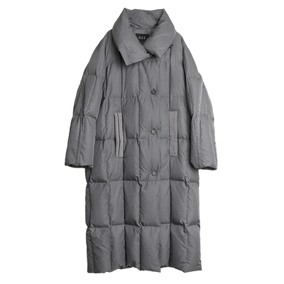 【自营】【暖绒絮语】ELLE90白鸭绒长款羽绒服女2025冬保暖外套