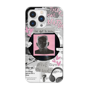 Kristem原创设计Tyler the creator适用于苹果i15proi16i17promax华为oppo透明硅胶手机壳防摔防尘