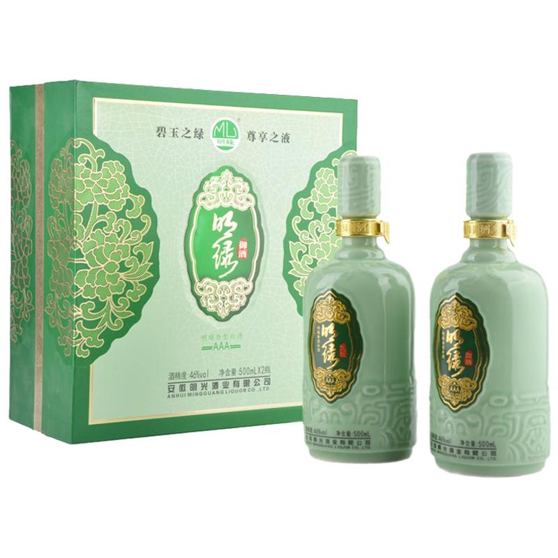 安徽老明光酒明绿御酒3A白酒礼盒