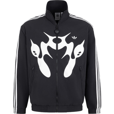 Adidas/阿迪达斯正品三叶草男士经典时尚印花梭织夹克外套JL7541