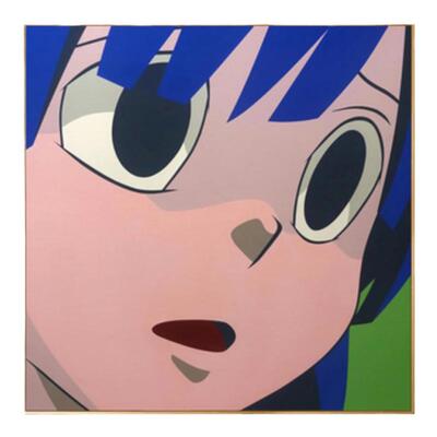 墙壁画日式风卡通人物动漫
