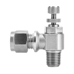 304不锈钢卡套快拧节流阀SL8-02单向阀限流SL6-01接气管气体可调