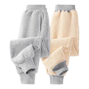 真维斯童装女童冬季加绒裤子2025新款女孩保暖长裤儿童运动裤冬装