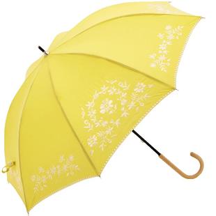 碧蔻资日本because遮阳伞清新防晒防紫外线长柄轻便三折晴雨两用