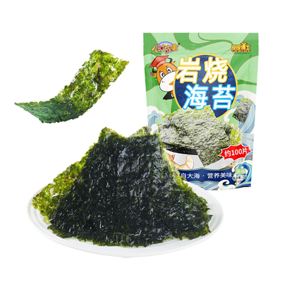 非油炸海苔片营养健康、开袋即食