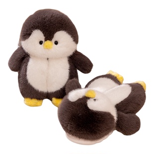 新款小企鹅拖鞋女孩居家棉鞋拖可爱儿童亲子鞋冬天保暖鞋全包防滑