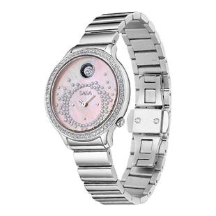 SAGA世家女士手表新款新年礼物轻奢满天星跳动的心小众时尚腕表