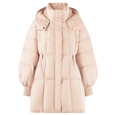 MISSCOCOON可可尼外套女2025秋冬新款中长款90白鸭绒泡芙羽绒服