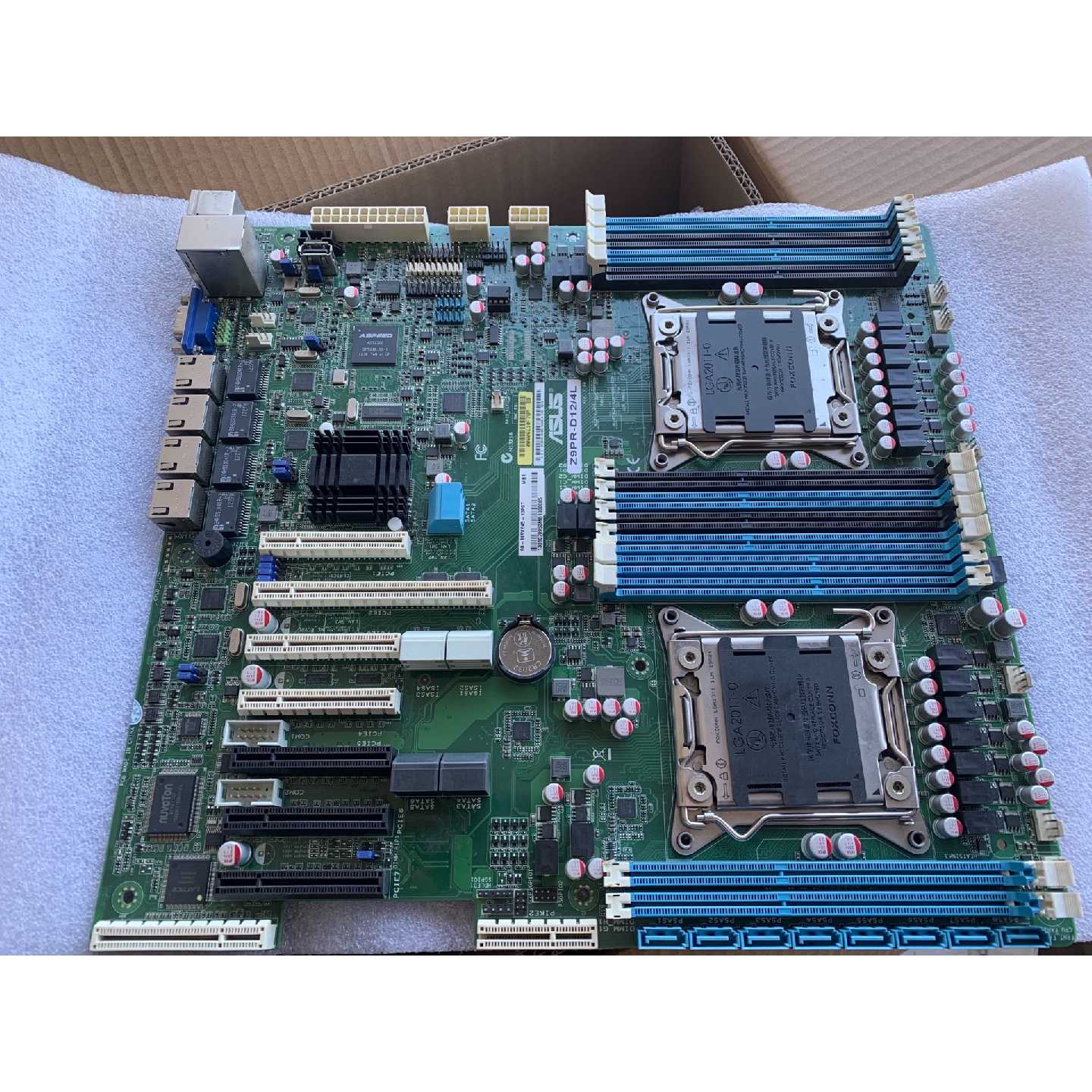议价华硕Z9PRD124L双路X79服务器主板原装拆机无可维修