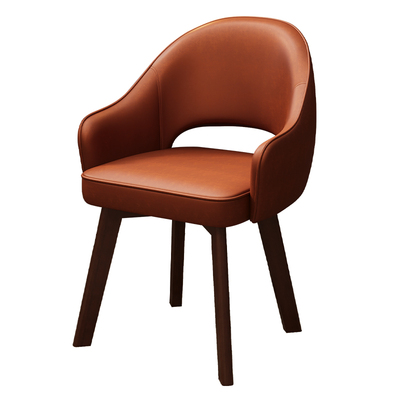 中古餐椅家用轻奢实木高级感椅子