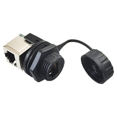 防水网口转接母座连接器网线穿墙