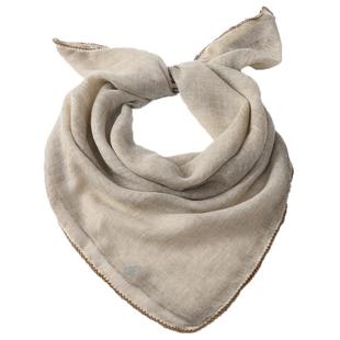 2026新款仿 棉麻围巾女春秋护颈围脖90cm大方巾纯色亚麻方形系脖