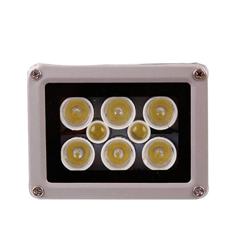 监控补光灯摄像头白光12V220V照车牌室外自动户外感应LED辅助灯