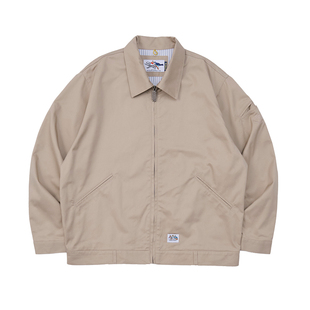 Battles 不放假工装夹克复古翻领休闲美式宽松秋冬外套