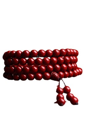 朱砂手串正品108颗佛珠商务饰品