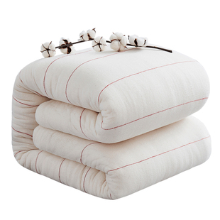 新疆棉被一级长绒棉花被子冬被加厚保暖被芯手工单人双人家用冬季