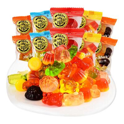 徐福记橡皮糖qq软糖散装