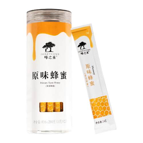 蜂之巢蜂蜜独立小包装条蜜纯正天然便携袋装成熟土蜂蜜百花蜜条