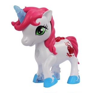 儿童独角兽玩具语音说话灯光音乐女孩生日礼物仿真神兽电子独角马