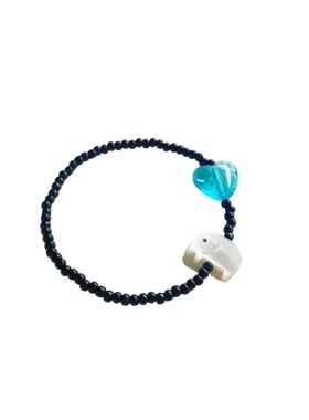 手工爱心串珠串珠同款日韩情侣