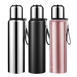 琪虎全钢316不锈钢保温杯大容量男士2025新款军训水壶1500ml刻字