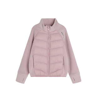 布丁哈鲁童装冬装女童外套2025冬新款儿童立领轻薄羽绒服校服神器