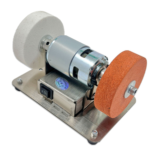 小型砂轮机家用电动磨刀机台式双砂多功能打磨除锈打孔抛光电钻机