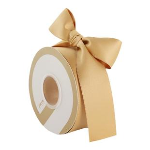 2.5cm4cm消光涤纶带礼物包装盒双面装饰丝带哑光花束绸带缎带彩带