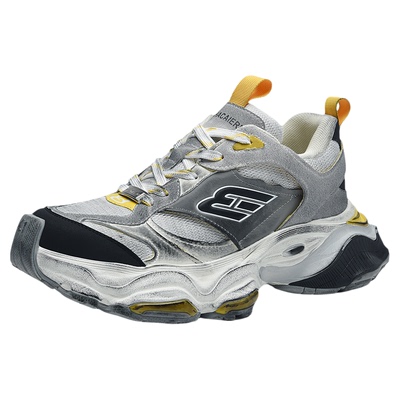 透气网面巴黎5XL厚底增高老爹鞋