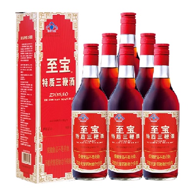 至宝三鞭酒35度500ml*6瓶保健酒