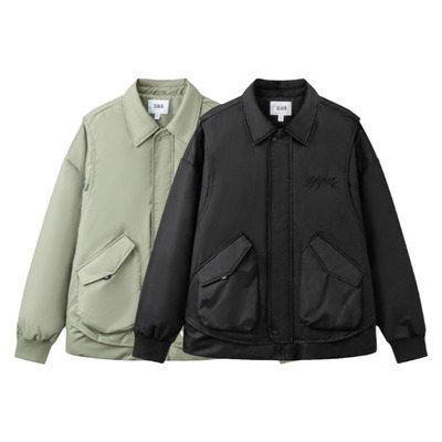 森马飞行员夹克翻领冬季宽松