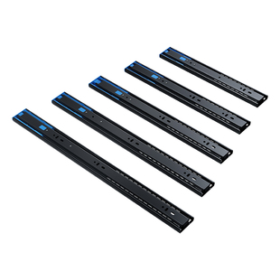 HIGOLD/悍高 抽屉轨道三节轨双弹簧阻尼缓冲静音导轨滑轨五金配件