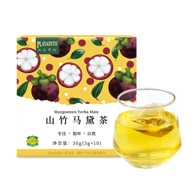 山竹马黛茶菠萝芒果橘皮水果粒茶