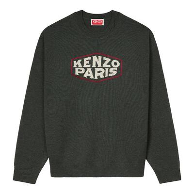 【季末特惠】KENZO 男士字母图案休闲时尚套头针织衫