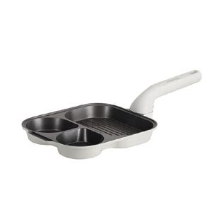 Jeetee吉特有钛陶瓷三合一煎锅家用平底锅不粘锅煎锅煎鸡蛋汉堡锅