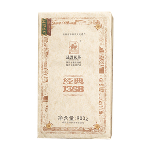 【2015年珍藏】泾渭茯茶  陕西黑茶泾阳金花茯砖茶 经典1368 900g