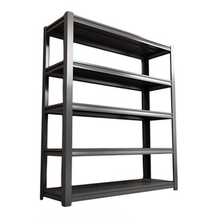 家用货架置物架多层落地厨房阳台储物小铁架子碳钢快递角钢收纳架