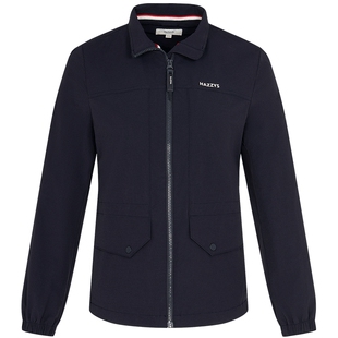 Hazzys哈吉斯春秋长袖气质女装宽松版运动收腰潮流活力夹克外套女