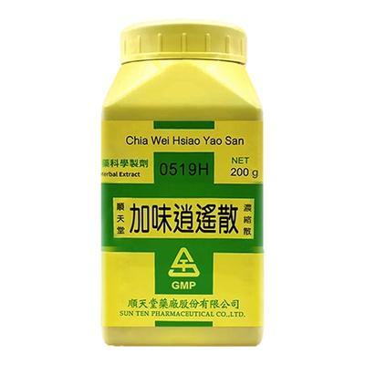 台湾顺天堂加味逍遥散疏肝解郁清热凉血月经不调肝郁血虚发热怔忡