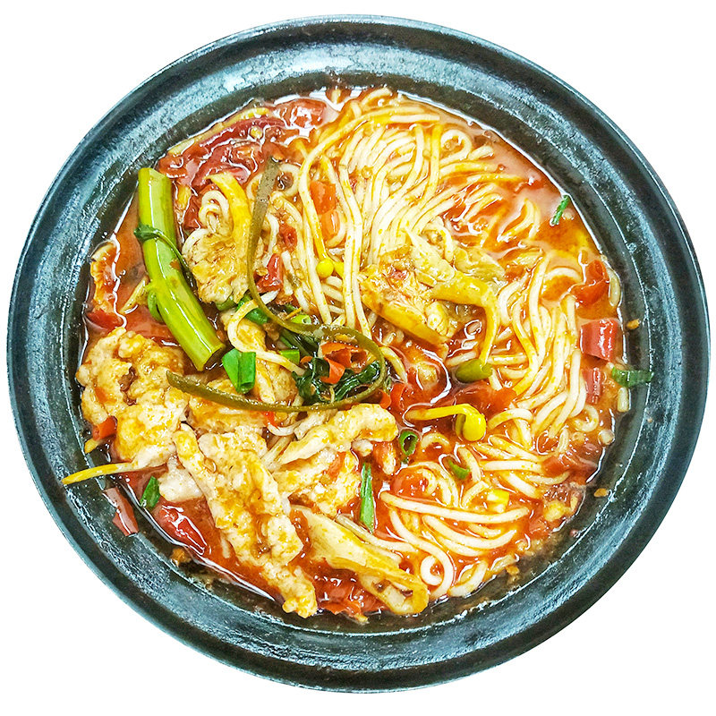 重庆李米线总店龙溪开20年爆辣泡椒米线酸菜肉丝鸡杂方便美食代购