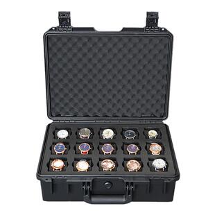 手表海绵模型防护箱塑料收纳箱大容量防摔防压保护机械表腕表箱子