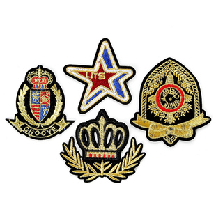 自粘布贴刺绣贴儿童衣服装饰贴布贴纸裤子破洞徽章贴羽绒服补丁贴